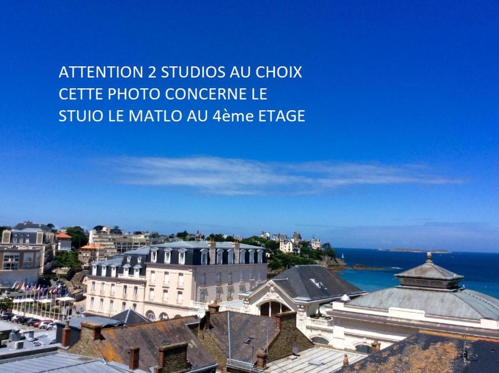 Les Studios Vue Mer Le Matlo Dinard Exteriér fotografie