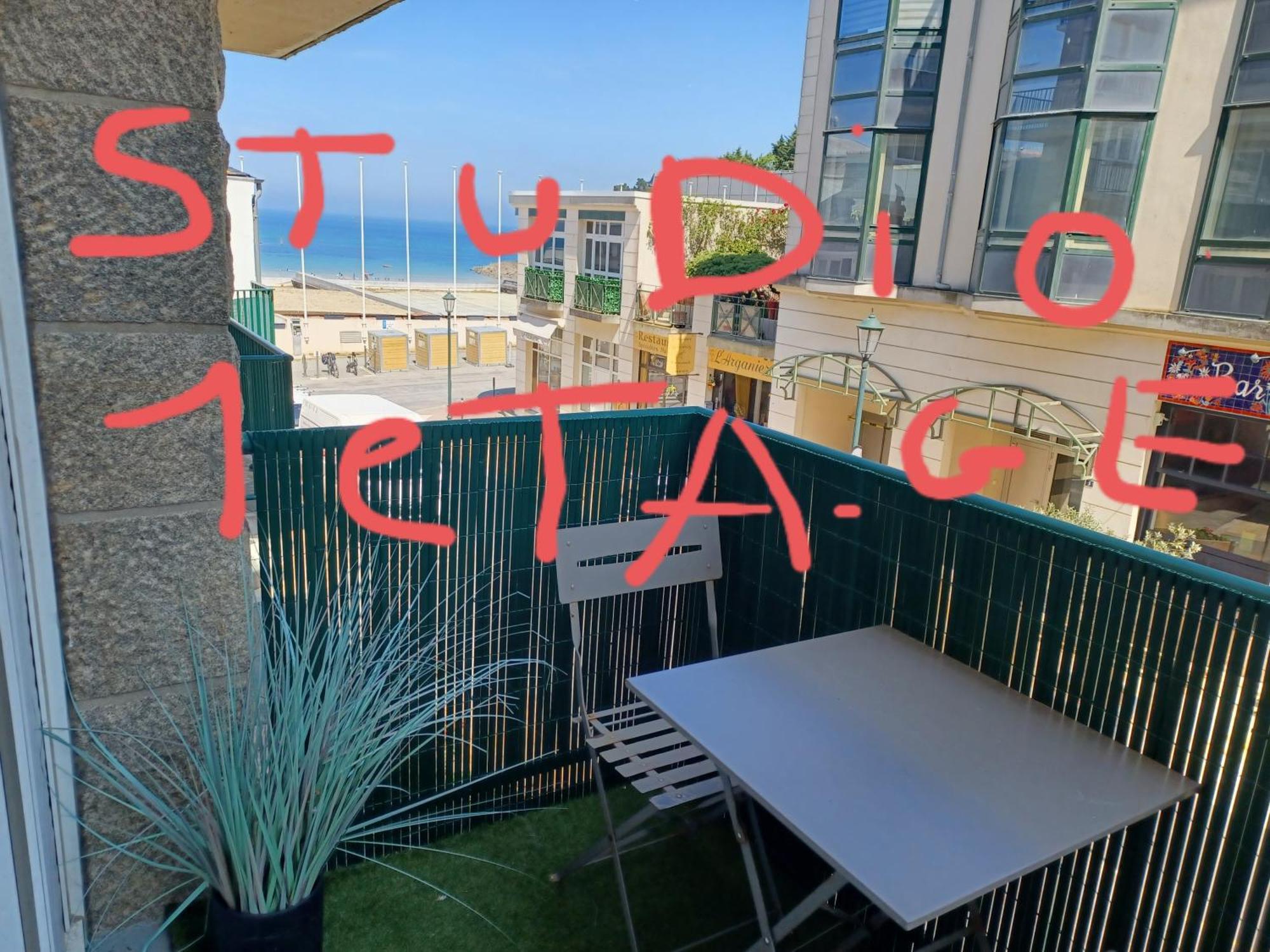 Les Studios Vue Mer Le Matlo Dinard Exteriér fotografie